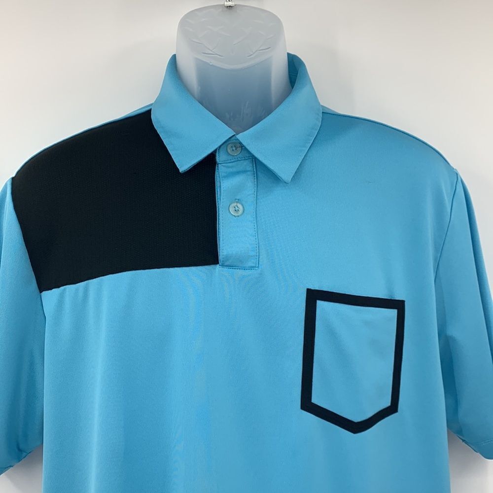 Adidas‎ Purelotion CoolMax Golf Polo Sz M - Picture 2 of 9